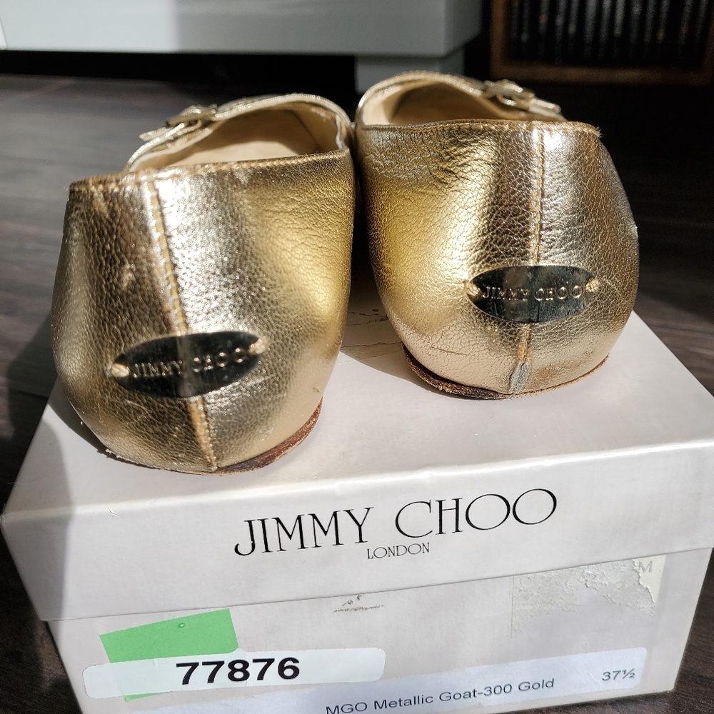 Jimmy Choo loafers shoes size 37.5 - Picture 4 of 9